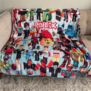 Roblox Themed Multicolor Blanket